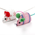 Plush Mouse Cat Toy - Interactive Christmas Gift