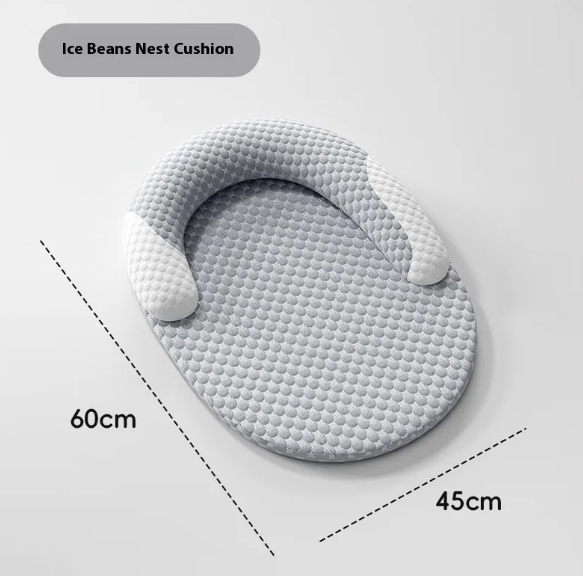 Removable and Washable Summer Pet Cooling Mat Bed for Dogs and Cats